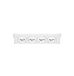 BENEITO FAURE - Empotrable LED MINI OXO SQUARE/4 24W Switch 2700-3200-4000K blanco