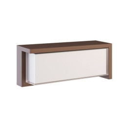 BENEITO FAURE - Aplique exterior BLIS rectangular 24W Switch 2700-3200-4000K corten