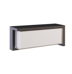 BENEITO FAURE - Aplique exterior BLIS rectangular 24W Switch 2700-3200-4000K negro
