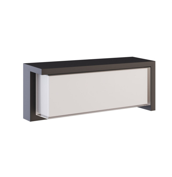 BENEITO FAURE - Aplique exterior BLIS rectangular 24W Switch 2700-3200-4000K negro