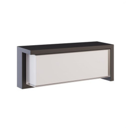 BENEITO FAURE - Aplique exterior BLIS rectangular 24W Switch 2700-3200-4000K negro