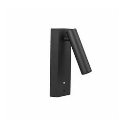 BENEITO FAURE - Aplique pared PURE 4W CRI 90 3 niveles de intensidad 240V 30° 2700K USB-C 5V/2A negro