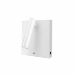 BENEITO FAURE - Aplique SWEET 4W CRI90 3 niveles de intensidad 2700K 2 USB-C 5V/2A + inducción blanco