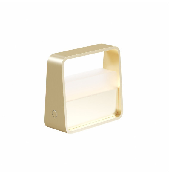 BENEITO FAURE - Luminaria Bag 2W portable 180° 3000K dimable oro cepillado
