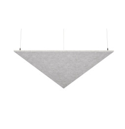 BENEITO FAURE - Luminaria Blaber triangular 600mm colgante gris