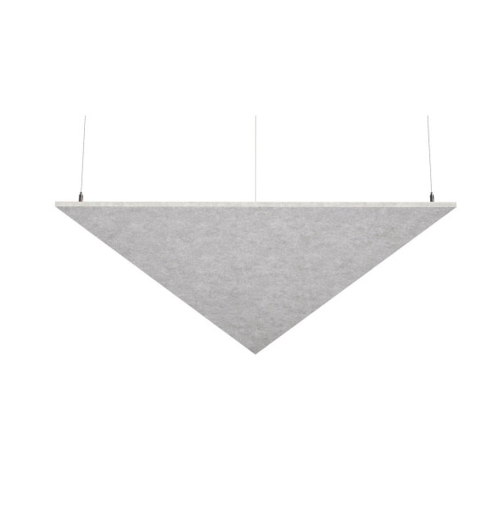 BENEITO FAURE - Luminaria Blaber triangular 600mm colgante gris