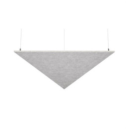 BENEITO FAURE - Luminaria Blaber triangular 600mm colgante gris