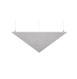 BENEITO FAURE - Luminaria Blaber triangular 600mm colgante gris