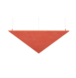 BENEITO FAURE - Luminaria Blaber triangular 600mm colgante naranja
