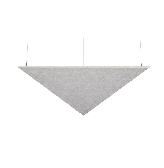 BENEITO FAURE - Luminaria Blaber triangular 600mm custom colgante gris