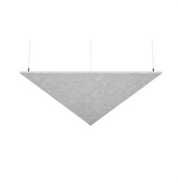 BENEITO FAURE - Luminaria Blaber triangular 600mm custom colgante gris