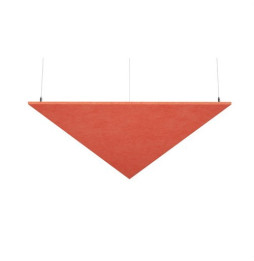 BENEITO FAURE - Luminaria Blaber triangular 600mm custom colgante naranja