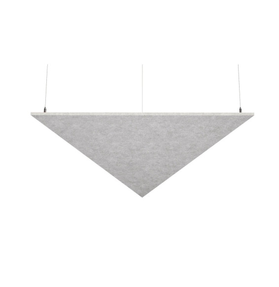 BENEITO FAURE - Luminaria Blaber triangular 840mm colgante gris
