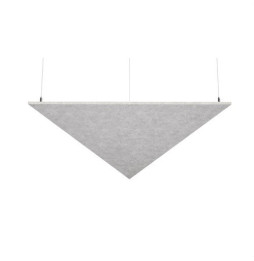 BENEITO FAURE - Luminaria Blaber triangular 840mm colgante gris