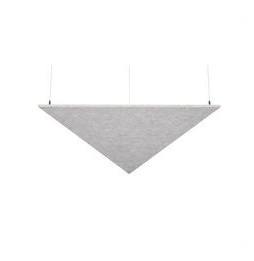 BENEITO FAURE - Luminaria Blaber triangular 840mm colgante gris