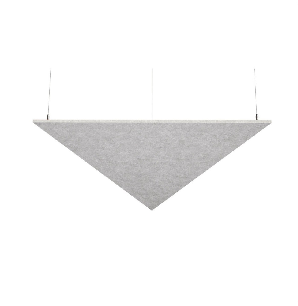 BENEITO FAURE - Luminaria Blaber triangular 840mm custom colgante gris