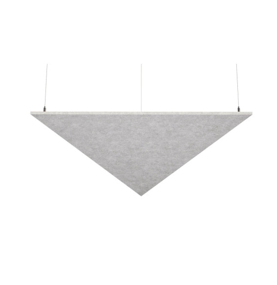 BENEITO FAURE - Luminaria Blaber triangular 840mm custom colgante gris