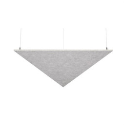 BENEITO FAURE - Luminaria Blaber triangular 840mm custom colgante gris