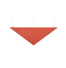 BENEITO FAURE - Luminaria Blaber triangular 840mm custom colgante naranja