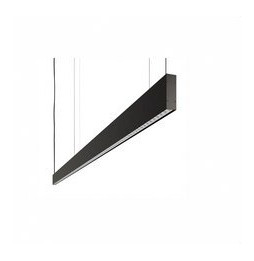 BENEITO FAURE - Luminaria Evo Fly de 1400mm 55W 230Vac 2700K DALI negra lamas blancas 60° up difusor opal