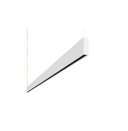 BENEITO FAURE - Luminaria Evo Fly de 1120mm 44W 230Vac 3000K Push blanca lamas negras 60° up difusor opal