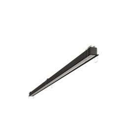 BENEITO FAURE - Luminaria empotrable Evo E de 1400mm 52W 230Vac 2700K DALI negra lamas blancas 60°