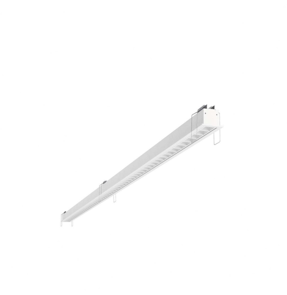 BENEITO FAURE - Luminaria empotrable Evo E de 560mm 21W 230Vac 3000K DALI blanca lamas blancas 60°