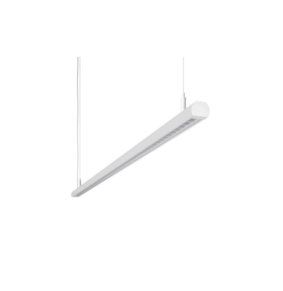 BENEITO FAURE - Luminaria Evo R de 1730mm 56W 230Vac 3000K Push blanca lamas blancas opal 60°
