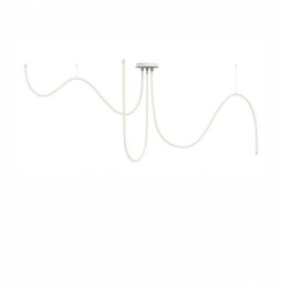 BENEITO FAURE - Luminaria Kaa de 3x1500mm 90W 230Vac 2700K DALI blanca