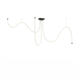 BENEITO FAURE - Luminaria Kaa de 3x3000mm 180W 230Vac 3000K Push negra