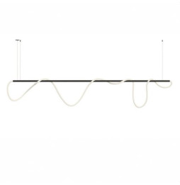 BENEITO FAURE - Luminaria Kaa Line de 1000mm LED 1500mm 30W 230Vac 2700K Casambi negra