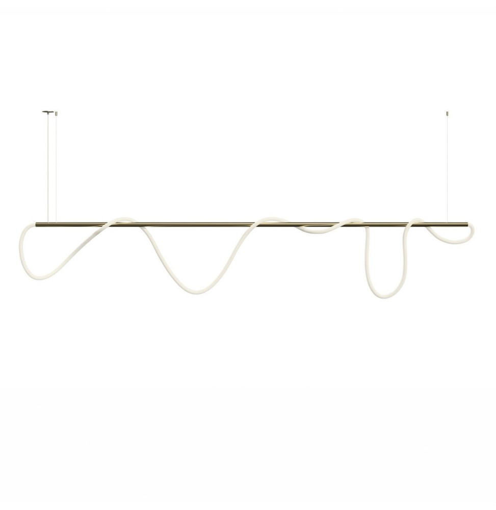 BENEITO FAURE - Luminaria Kaa Line de 1000mm LED 1500mm 30W 230Vac 2700K DALI oro