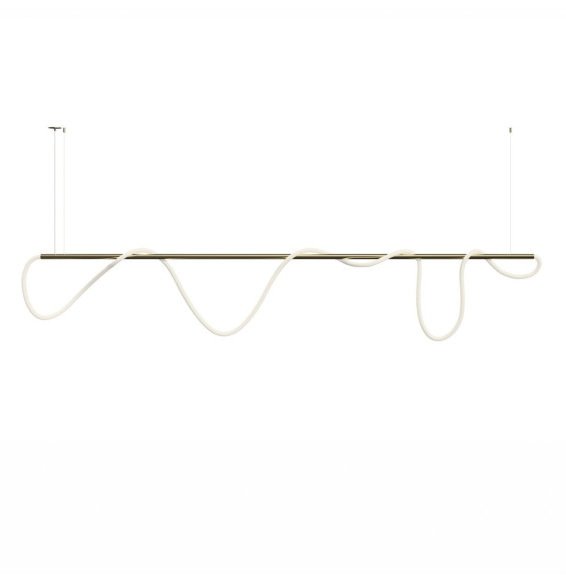 BENEITO FAURE - Luminaria Kaa Line de 1000mm LED 1500mm 30W 230Vac 2700K DALI oro