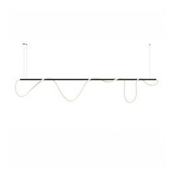 BENEITO FAURE - Luminaria Kaa Line de 1000mm LED 1500mm 30W 230Vac 2700K Push negra