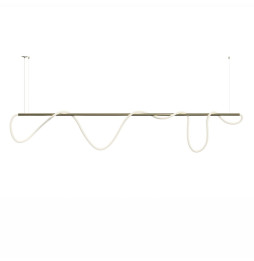 BENEITO FAURE - Luminaria Kaa Line de 1600mm LED 1500mm 60W 230Vac 2700K on/off oro