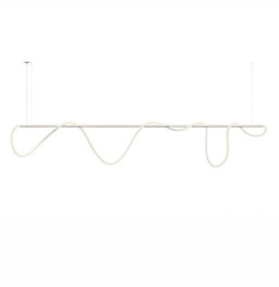 BENEITO FAURE - Luminaria Kaa Line de 1600mm LED 1500mm 60W 230Vac 2700K on/off blanca