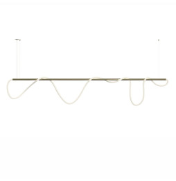 BENEITO FAURE - Luminaria Kaa Line de 1600mm LED 1500mm 60W 230Vac 2700K DALI oro