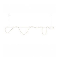 BENEITO FAURE - Luminaria Kaa Line de 1600mm LED 1500mm 60W 230Vac 2700K Tuya negra