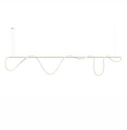 BENEITO FAURE - Luminaria Kaa Line de 1600mm LED 1500mm 60W 230Vac 3000K DALI blanca