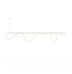 BENEITO FAURE - Luminaria Kaa Line de 1600mm LED 1500mm 60W 230Vac 3000K DALI blanca