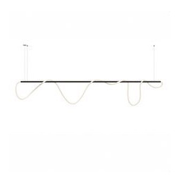 BENEITO FAURE - Luminaria Kaa Line de 1600mm LED 1500mm 60W 230Vac 3000K Casambi negra