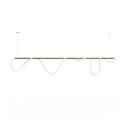 BENEITO FAURE - Luminaria Kaa Line de 1600mm LED 1500mm 60W 230Vac 3000K Push oro