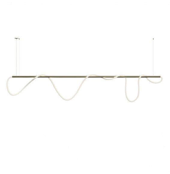 BENEITO FAURE - Luminaria Kaa Line de 1600mm LED 1500mm 60W 230Vac 3000K DALI oro