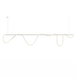 BENEITO FAURE - Luminaria Kaa Line de 1600mm LED 1500mm 60W 230Vac 4000K on/off blanca