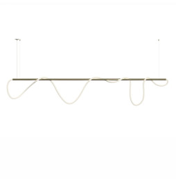 BENEITO FAURE - Luminaria Kaa Line de 1600mm LED 1500mm 60W 230Vac 3000K Tuya oro