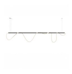 BENEITO FAURE - Luminaria Kaa Line de 1600mm LED 1500mm 60W 230Vac 4000K Casambi negra