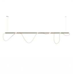 BENEITO FAURE - Luminaria Kaa Line de 1600mm LED 1500mm 60W 230Vac 4000K on/off oro