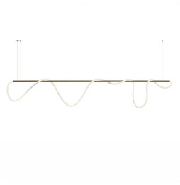 BENEITO FAURE - Luminaria Kaa Line de 1600mm LED 1500mm 60W 230Vac 4000K DALI oro