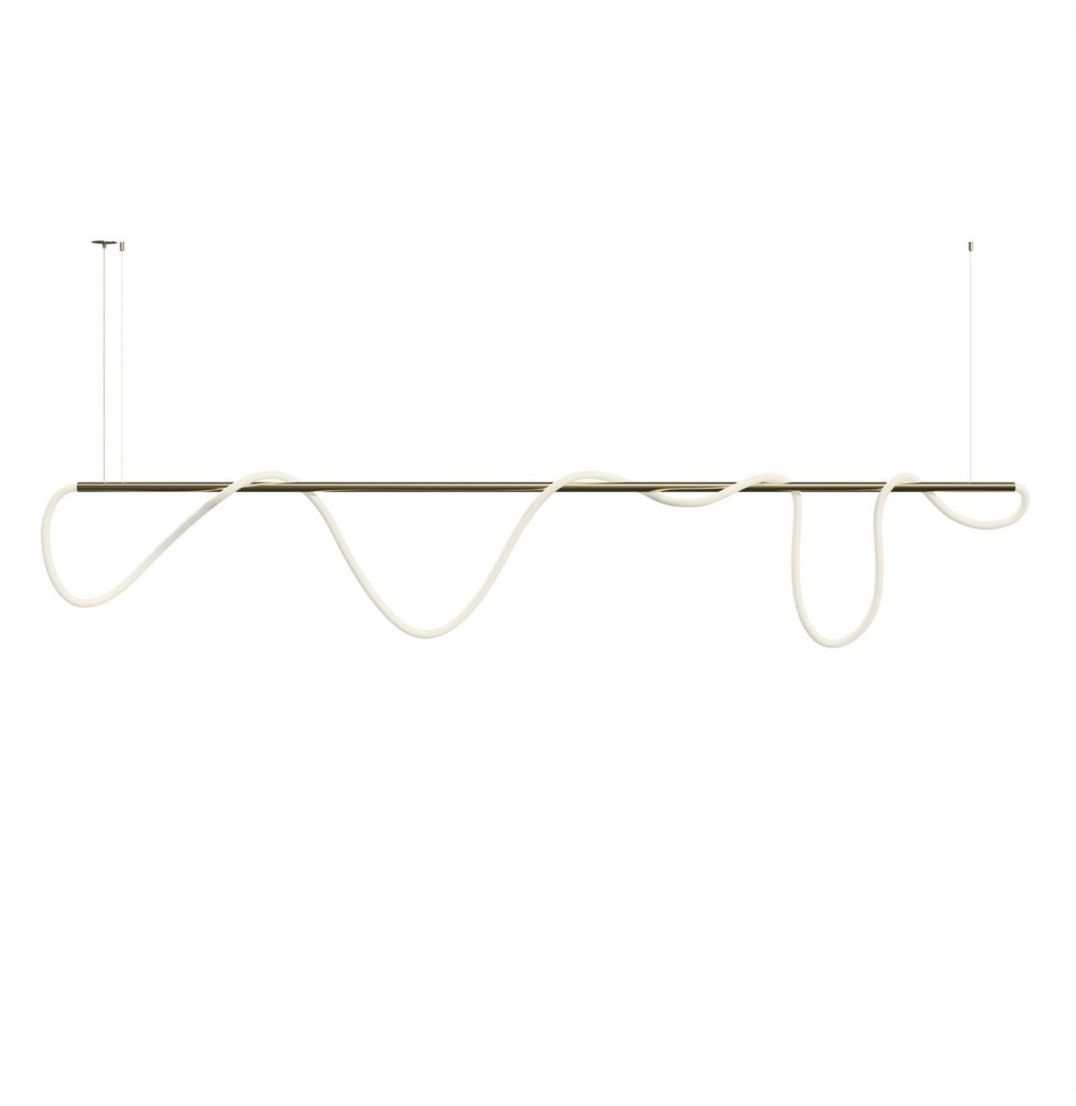 BENEITO FAURE - Luminaria Kaa Line de 1600mm LED 1500mm 60W 230Vac 4000K Push oro