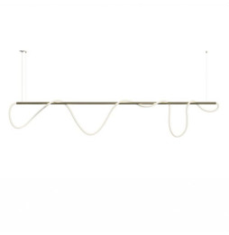 BENEITO FAURE - Luminaria Kaa Line de 1600mm LED 1500mm 60W 230Vac 4000K Push oro